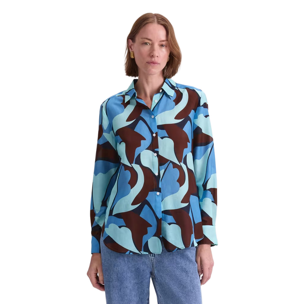 Sportscraft Geo Cotton/Silk L/S Shirt